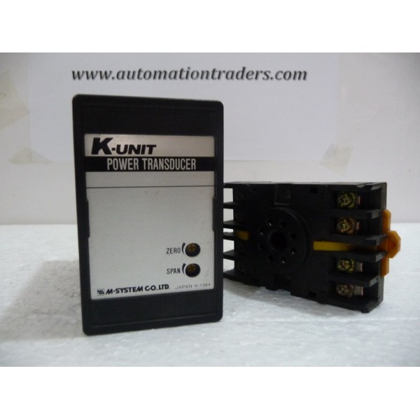 K-Unit Power Transducer, KEHZ-21A-F, M-System, Japan  (14 Days Warrenty on Entire Stock)